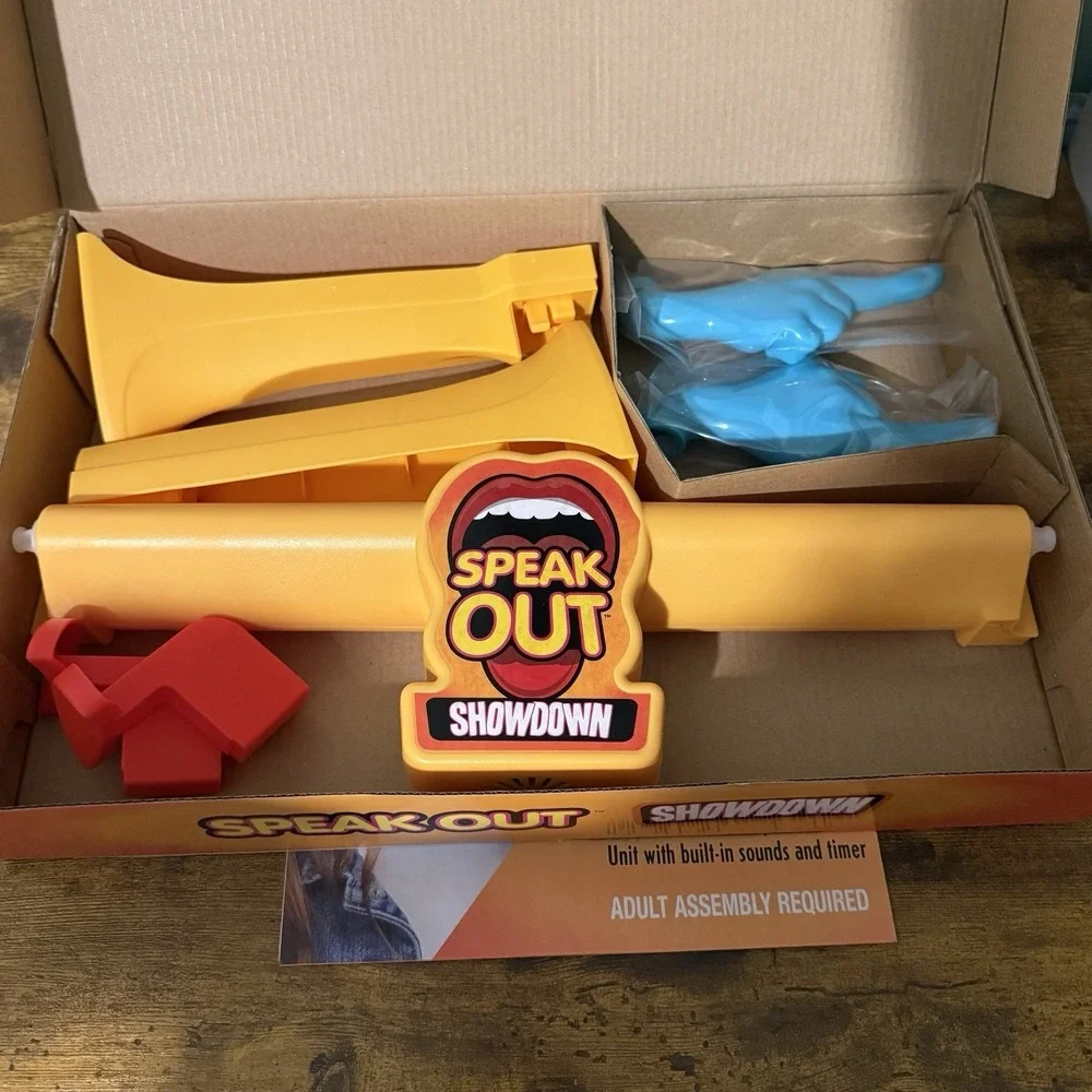 2017 Hasbro Speak Out Showdown Game Replacement Parts Rotate Hands Timer‎ Sounds